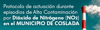 Protocolo de actuación durante episodios de Alta Contaminación por Dióxido de Nitrógeno (NO2) en el municipio de Coslada